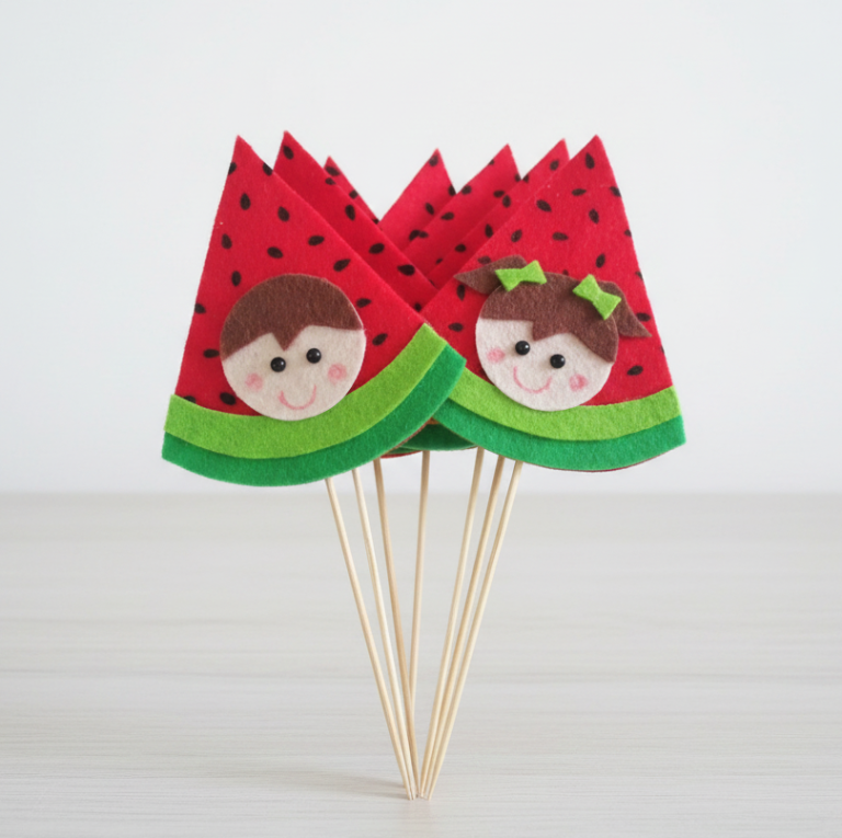 تاپر طرح هندوانه بسته 10 عددی